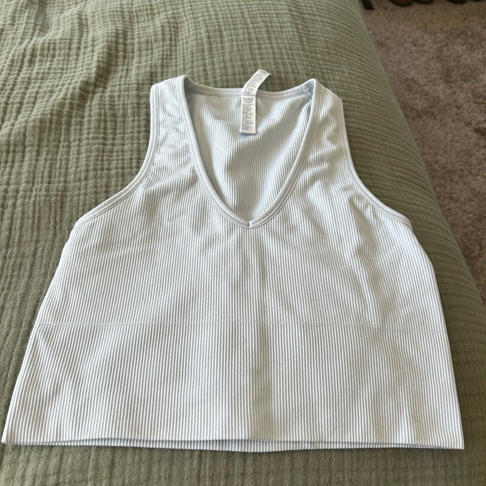Athleta ribbed crop Aurora tank